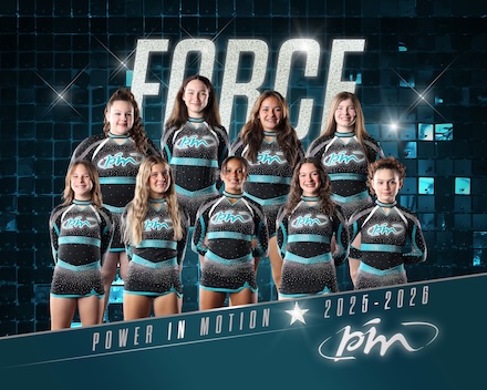 2026 Force Cheer team photo