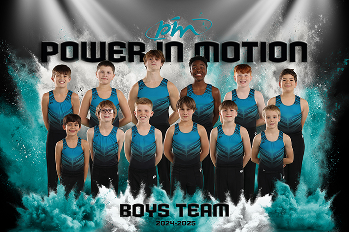 2023 boys gymnastics team photo